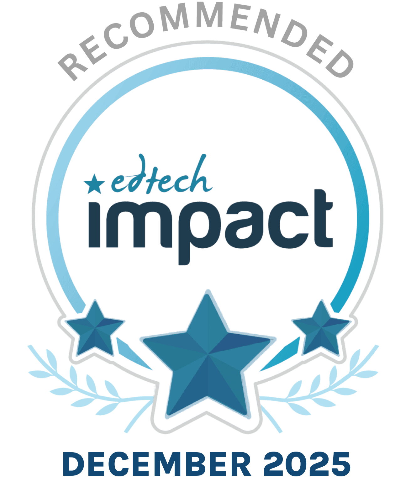 Teacher recommended certification for 2025/12